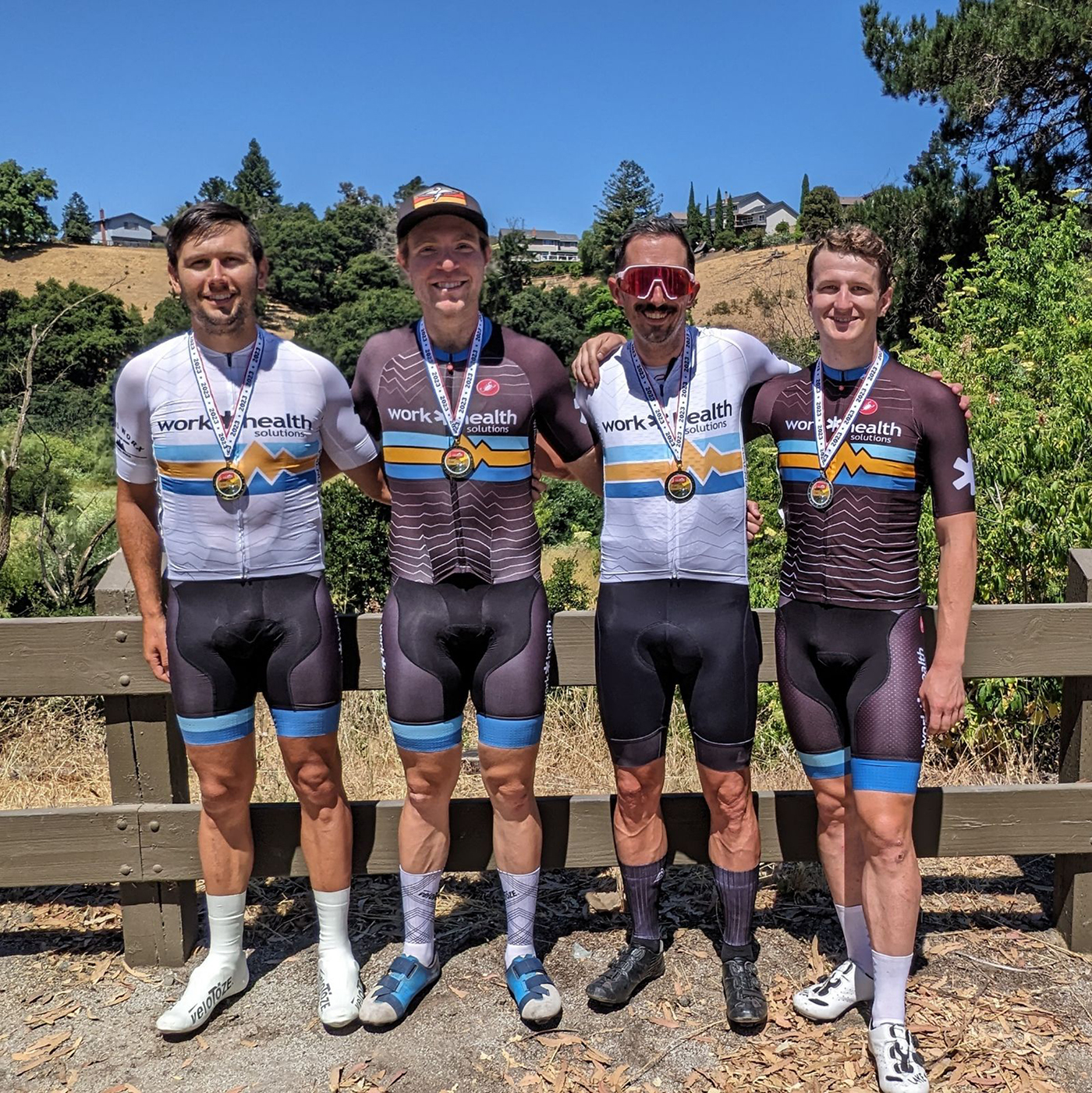 WHS Cyclists with Medals from Cull canyon TT